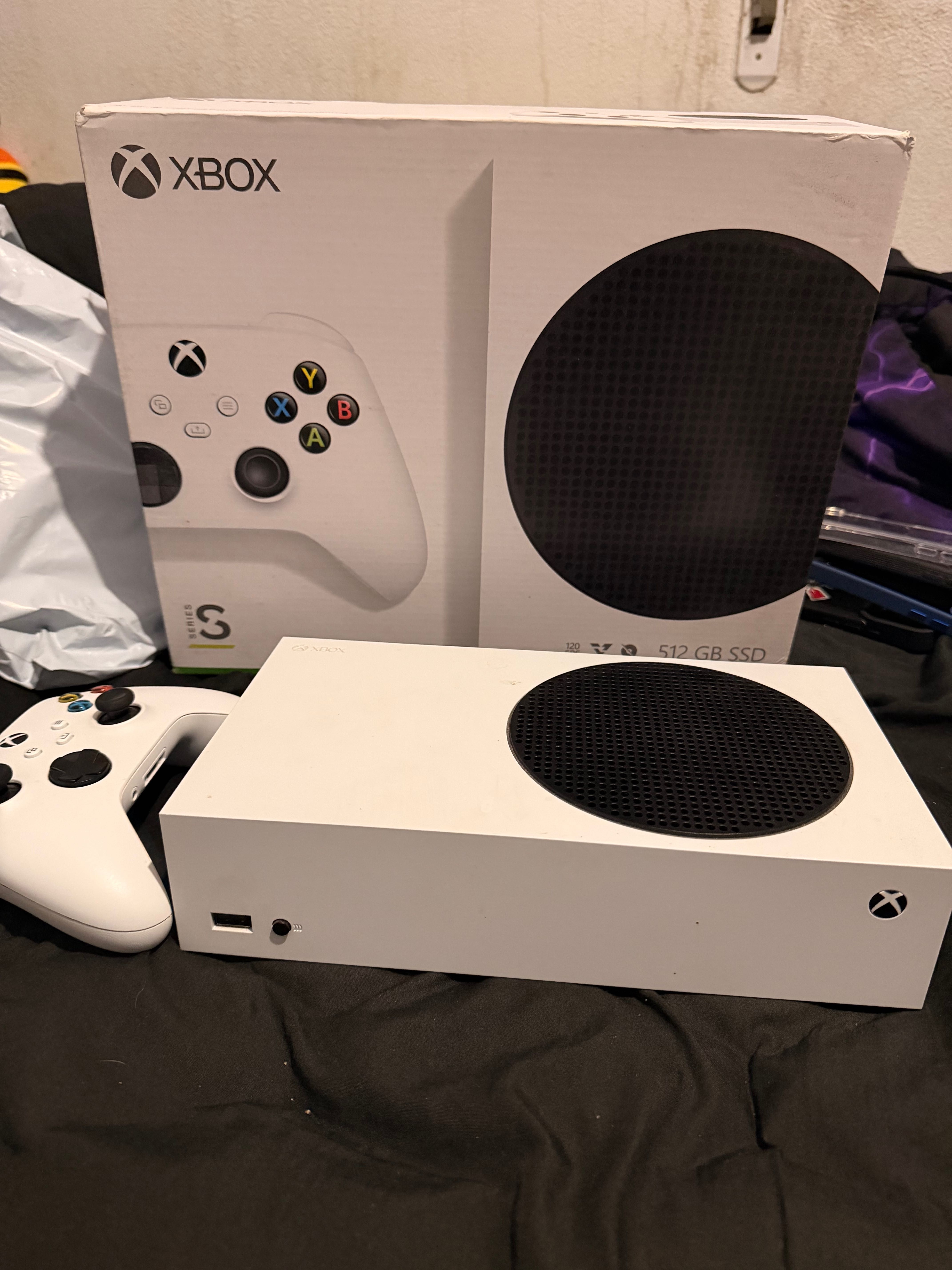 Xbox series S novo completo e com caixa