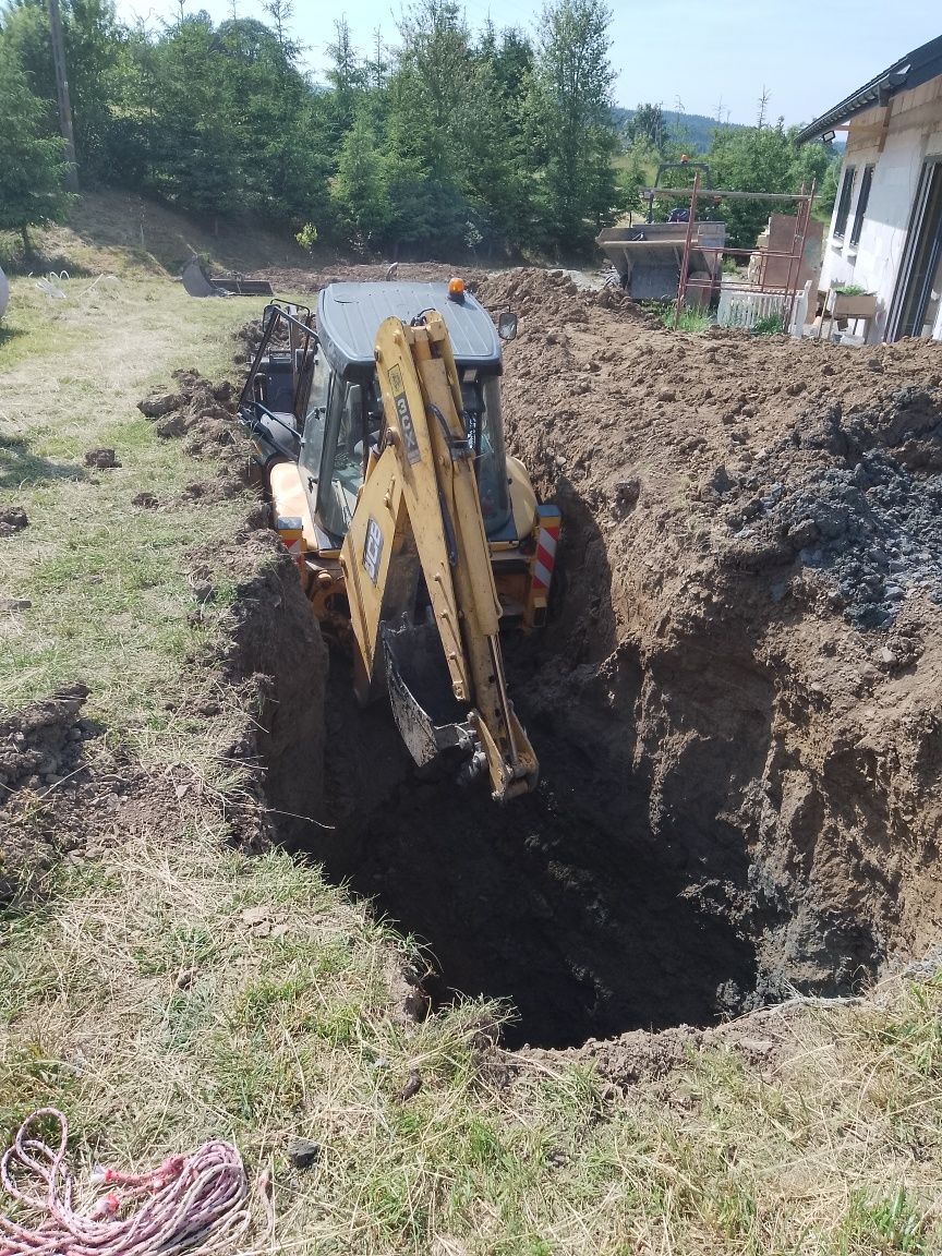 Roboty ziemne koparką i minikoparka