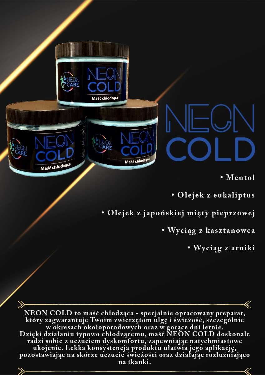 Maść chłodząca do wymion Neon Cold 500g