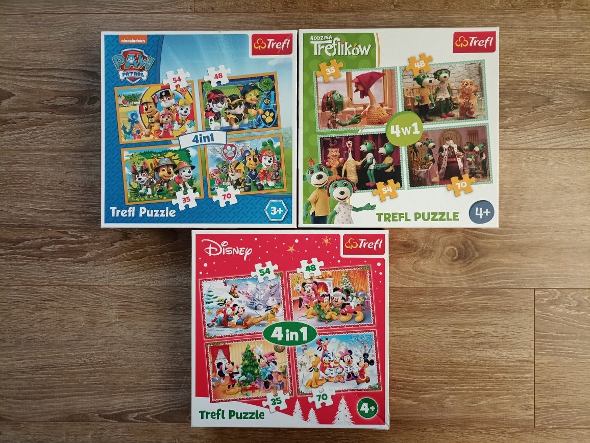 Puzzle Trefl 4w1 4+