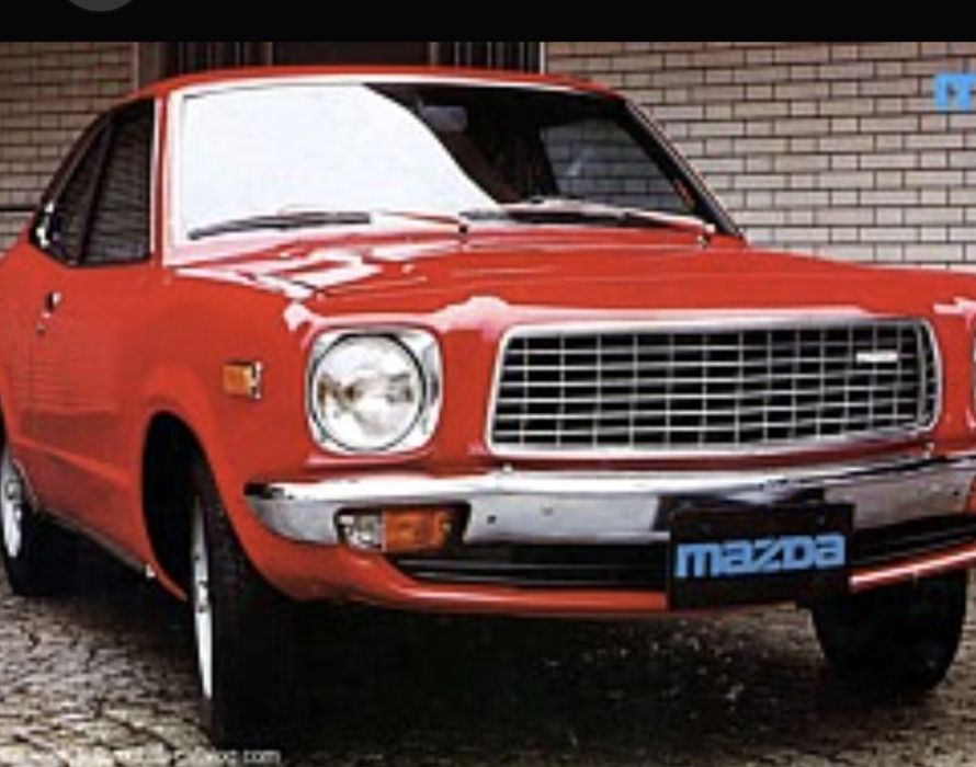 Mazda 818 grelha cromada