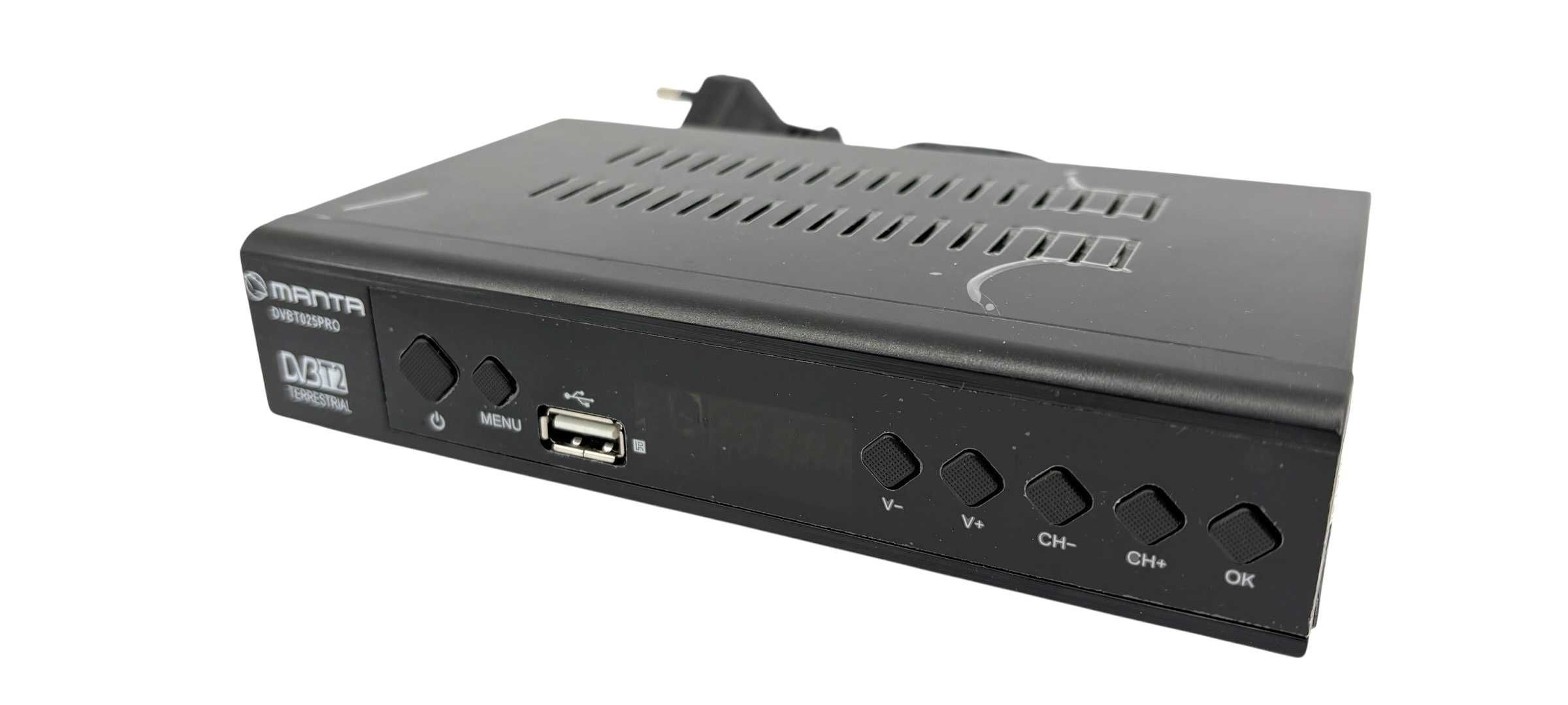 Dekoder tuner Manta DVBT-T2/HEVC DVBT025PRO