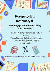 Korepetycje z matematyki dla uczniów szkoły podstawowej