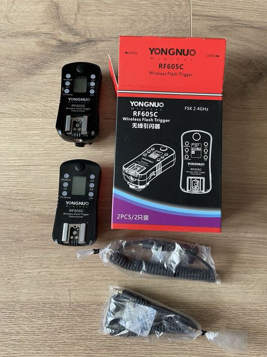 Wyzwalacz radiowy do lamp - Youngnuo RF605C (stopka Canon)