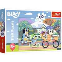 Puzzle Bluey Trefl 60 el. Wesoły Bluey 17384