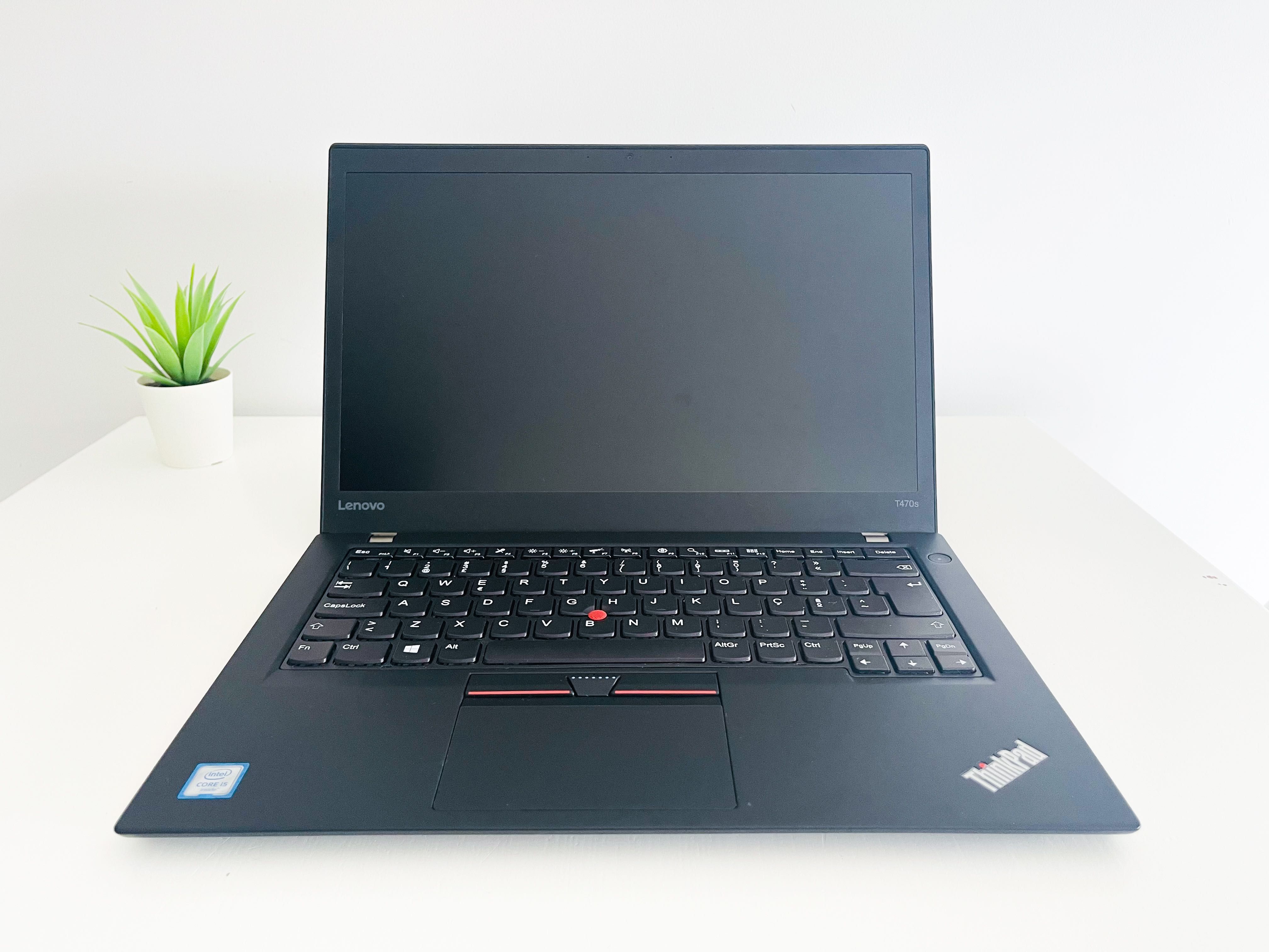 Portátil Lenovo T470S (i5 6ª Geração c/ 12GB RAM) - 1 Ano de Garantia