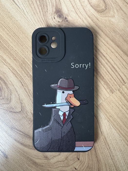 Etui case Iphone 12 kaczka morderca psychopata nowe