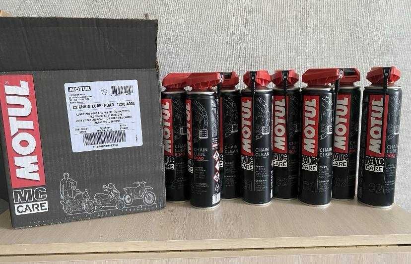MOTUL Змазка ланцюга, очисник ланцюга, C1 C2 C3 C4