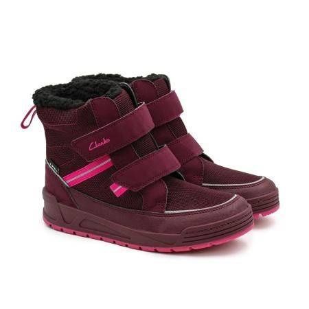 Зимние запожки Clarks для девочки  32р 19,5см