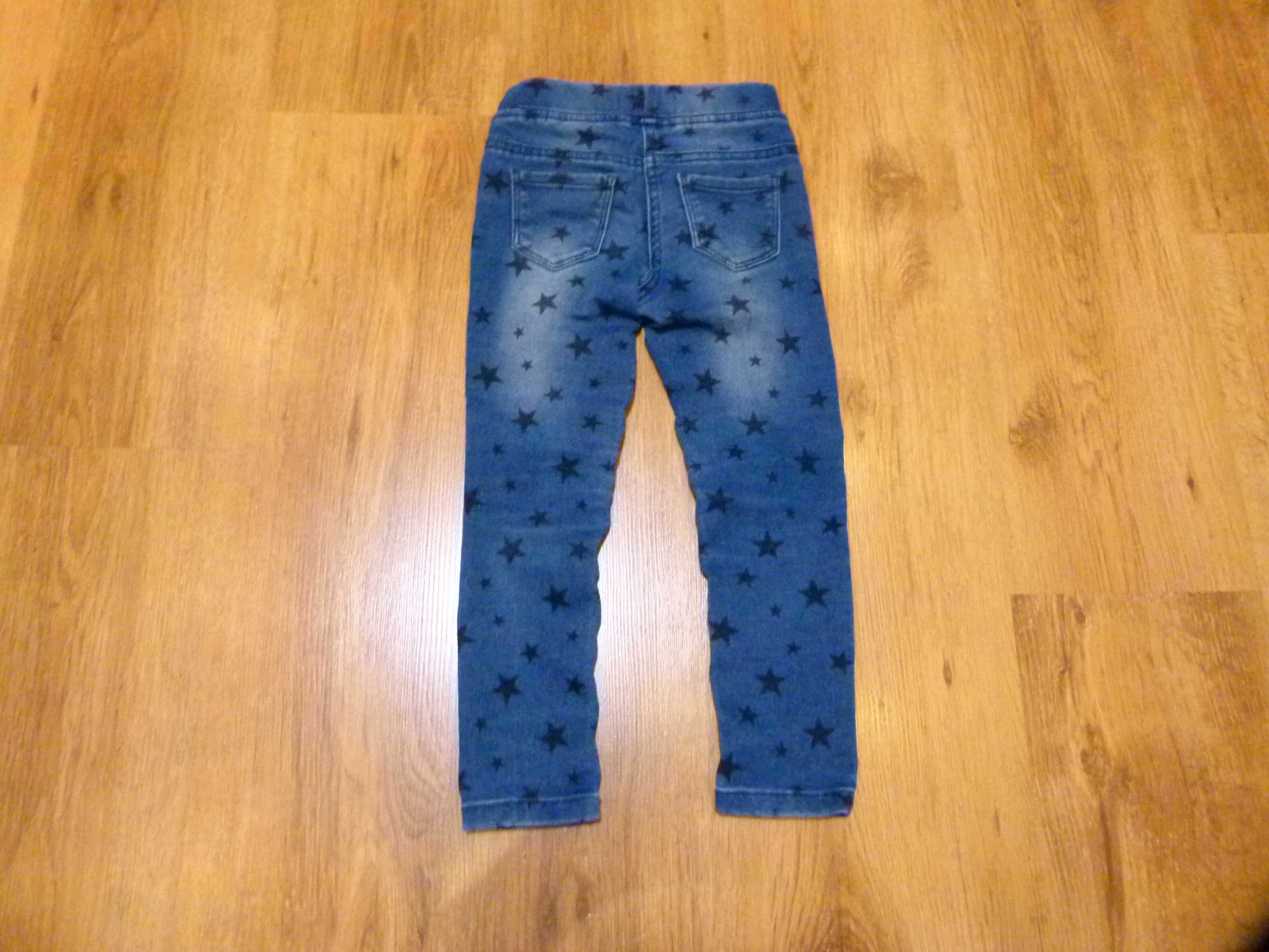 rozm 104 Pocopiano zestaw 2x spodnie jeans  rurki
