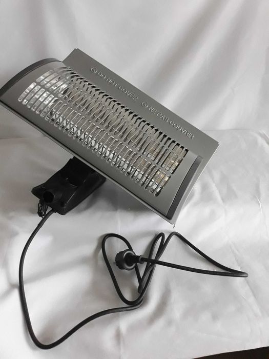 Promiennik podczerwieni TARASOWY/ogrodowy 1000/2000W SZARY STOJĄCY