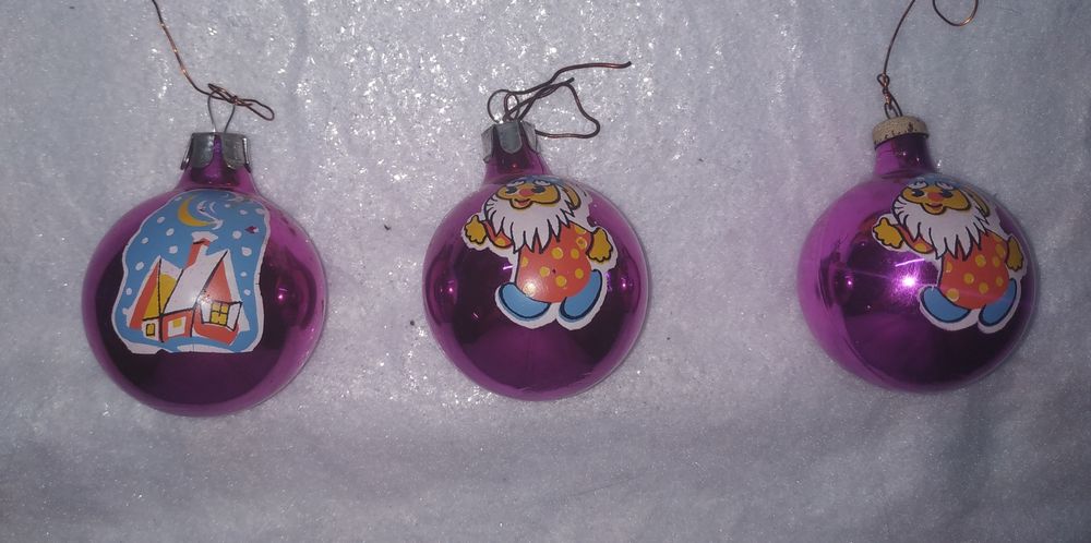 Ёлочные игрушки украшения времен СССР часть 2