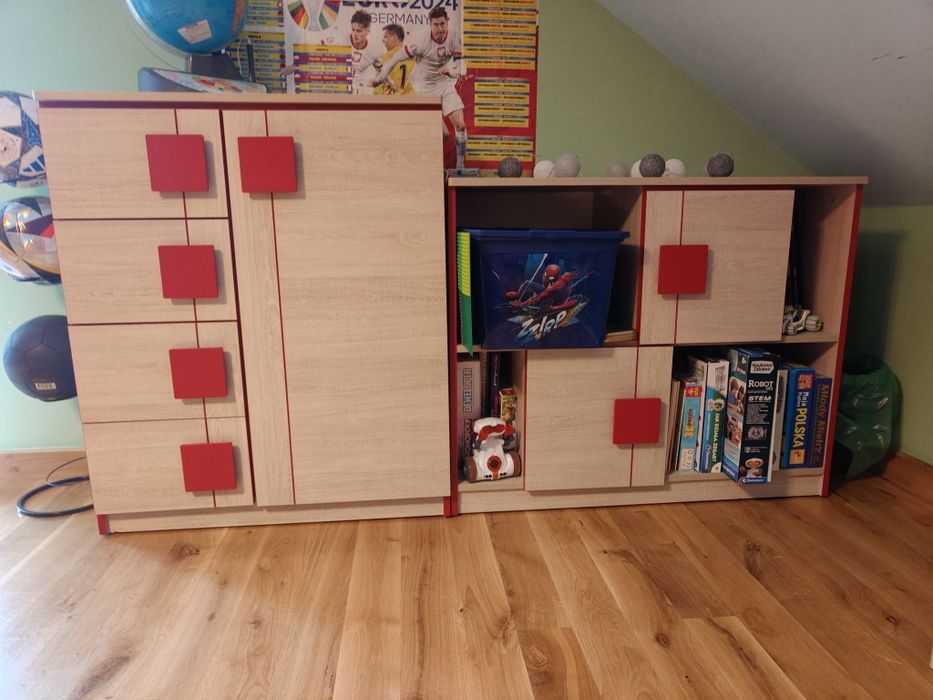 komoda szt 2 + półka