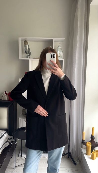 Пальто весняне (чорне)