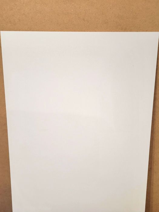 ХДФ білий 3мм WOODECO HB0050  – залишки, половина листа, дешево