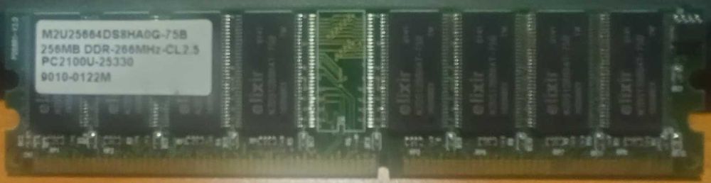 Pamięć RAM DDR 256MB M2U25664DS88B0G-75B ELIXIR