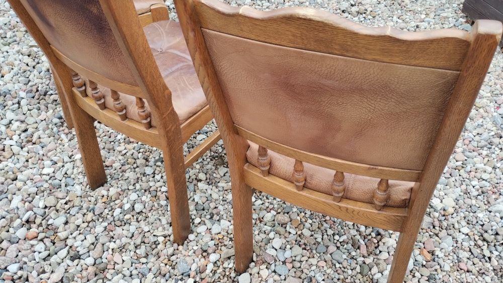 4 krzesła lite drewno