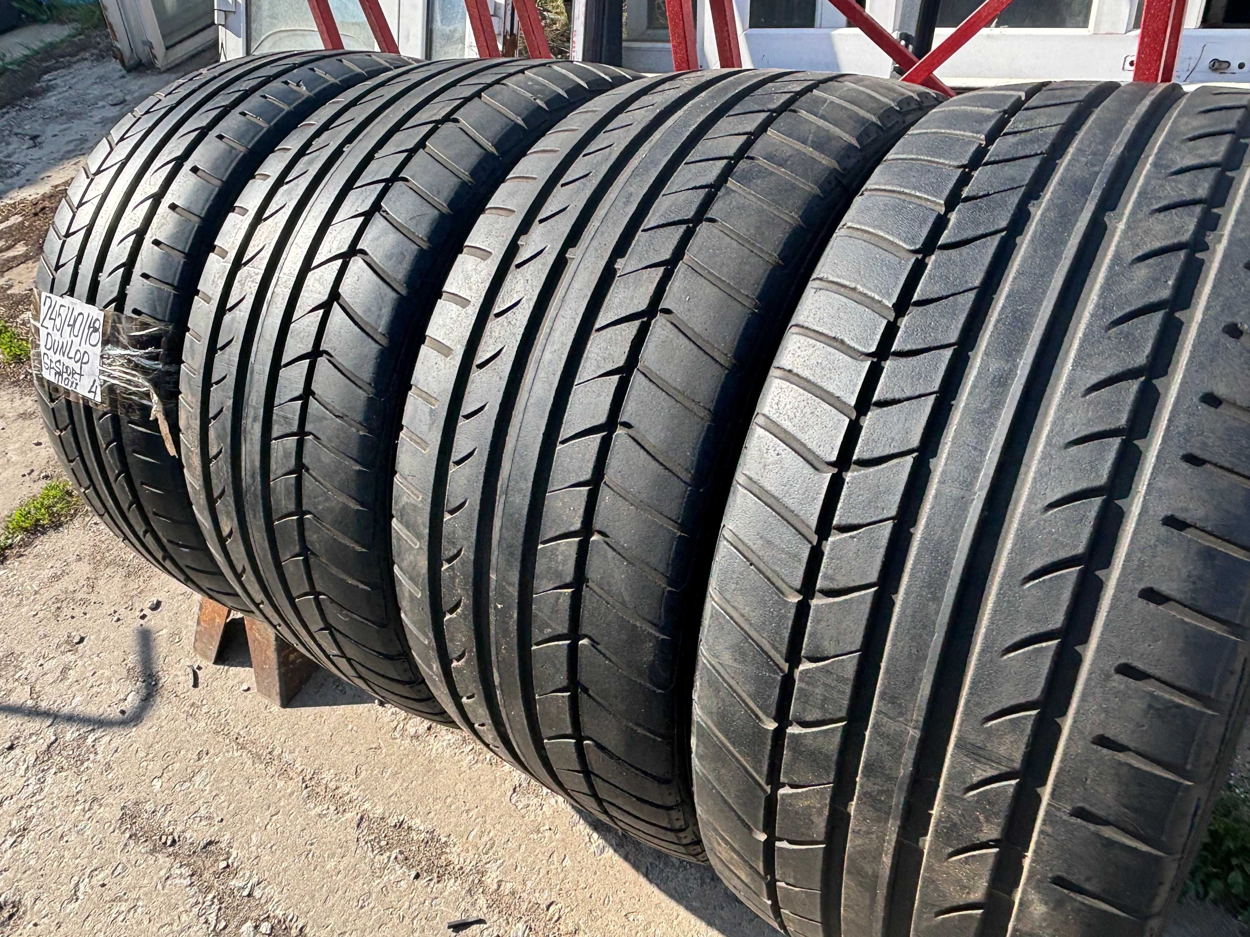 245-40-ZR18 DUNLOP SP SPORT MAXX 4 штуки летней резины GERMANY