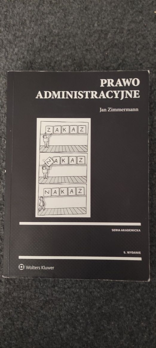 Prawo administracyjne, Jan Zimmermann, Wolters Kluwer