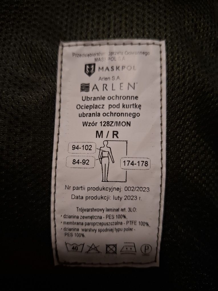 Bluza SOFTSHELL - ocieplacz pod kurtkę GORE-TEX roz. M/R.