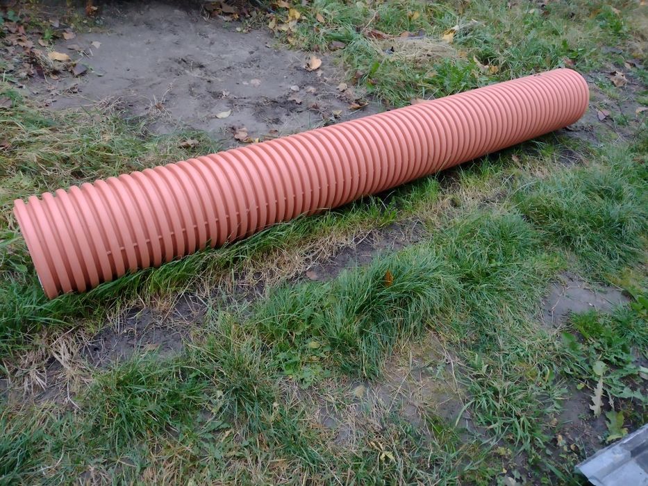 Труба диаметр 300мм пластиковая гофрированная, длина 3м
