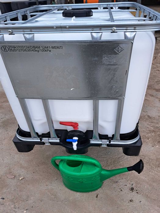 Zbiornik 600l po sokach jak nowy mauzer na wodę po spożywce ibc