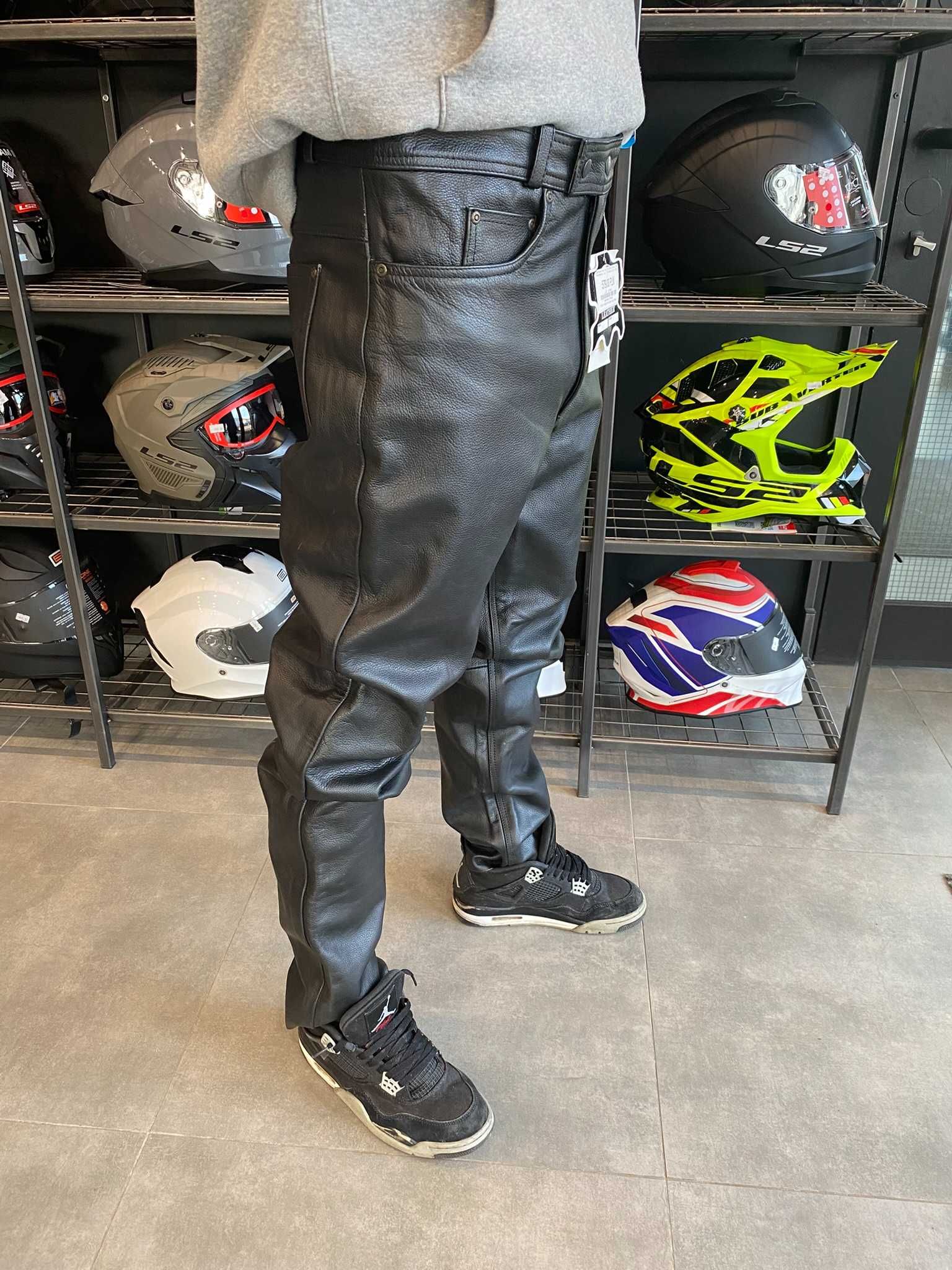 Spodnie Motocyklowe skórzane LJ Rypard Arizo