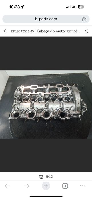 Cabeca motor pegeout 1.6 110