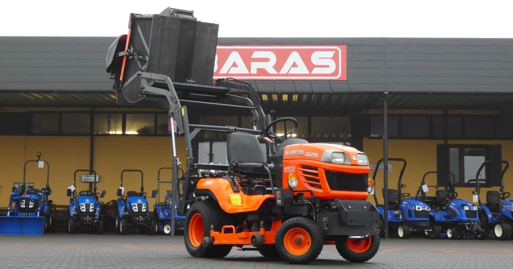 Traktorek kosiarka KUBOTA G26 Wysoki Wysyp (201001.3) Baras
