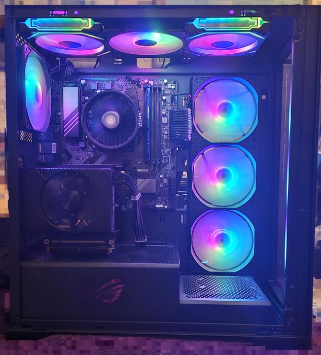 Komputer do gier AM5 Ryzen, 16 gb ddr5, 1024 gb SSD,  Venom, Corsair