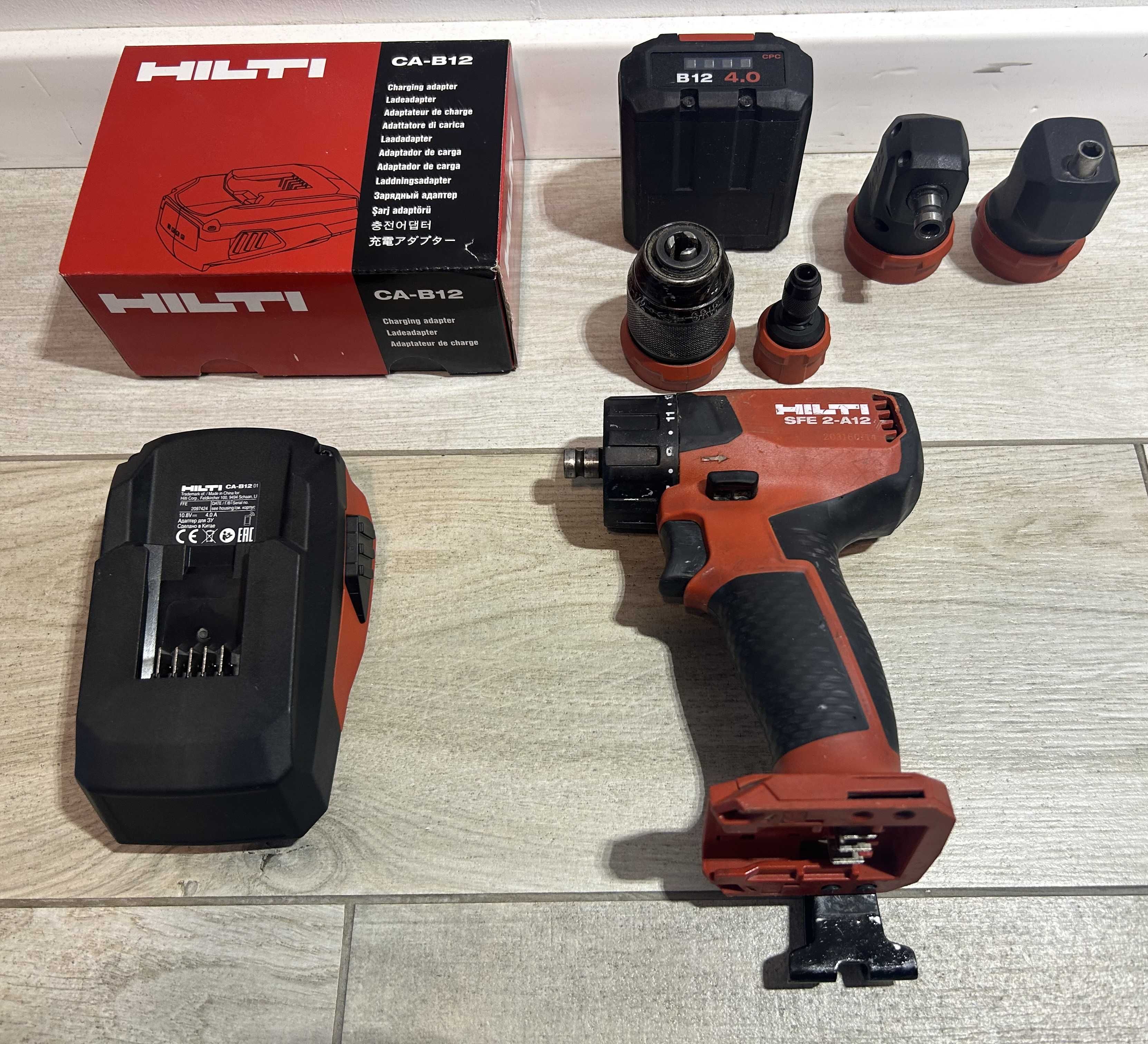 HILTI SFE 2-A12 Wkrętarko-Wiertarka 4 Głowicowa