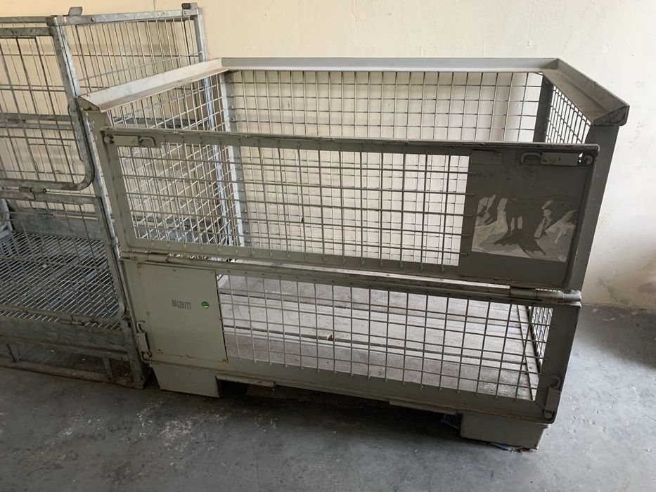 Kosz kosze metalowy paletowy gitterbox nadstawka paletowa