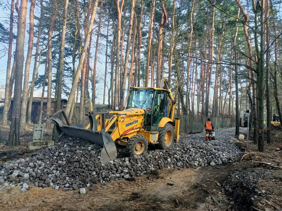 Usługi koparko ładowarka, koparką, minikoparka, wywrotka. Bytom Zabrze