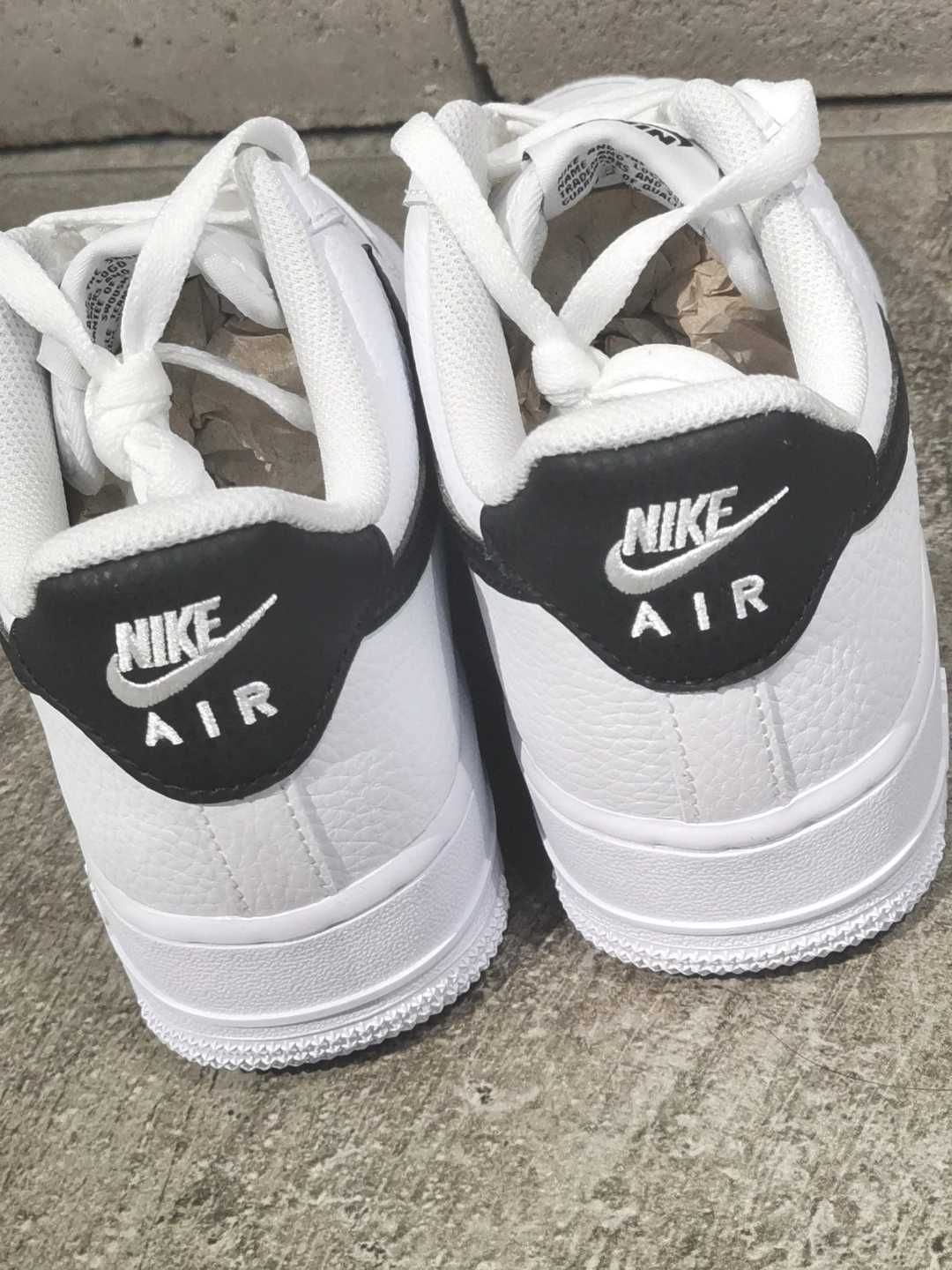 White Black\Air F1\Nike\nowy UnisexTrampki.44