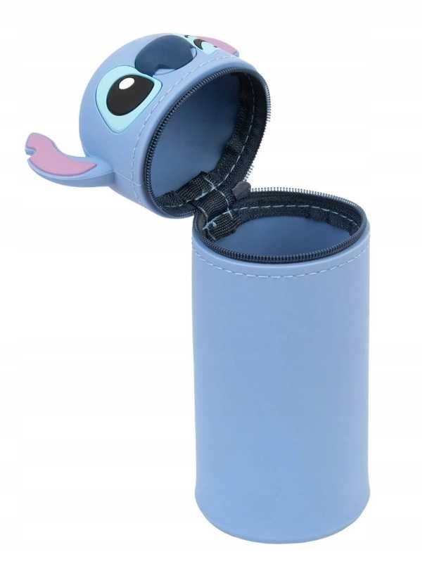 Lilo i Stitch piórnik tuba silikonowy elastyczny na przybory szkolne