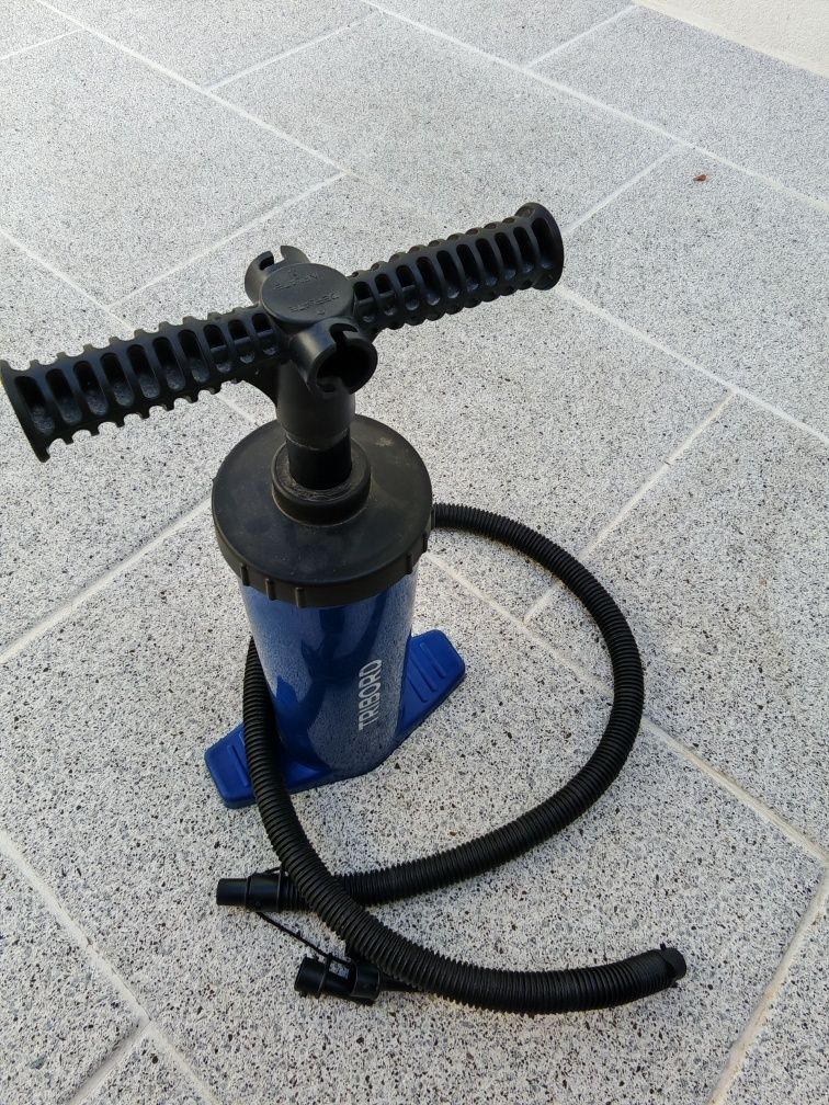 Bomba de ar manual e elétrica