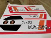 Autocolantes macal m83 m80 m70 tr50