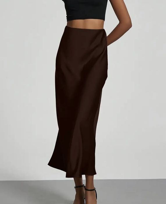 Атласна спідниця жіноча