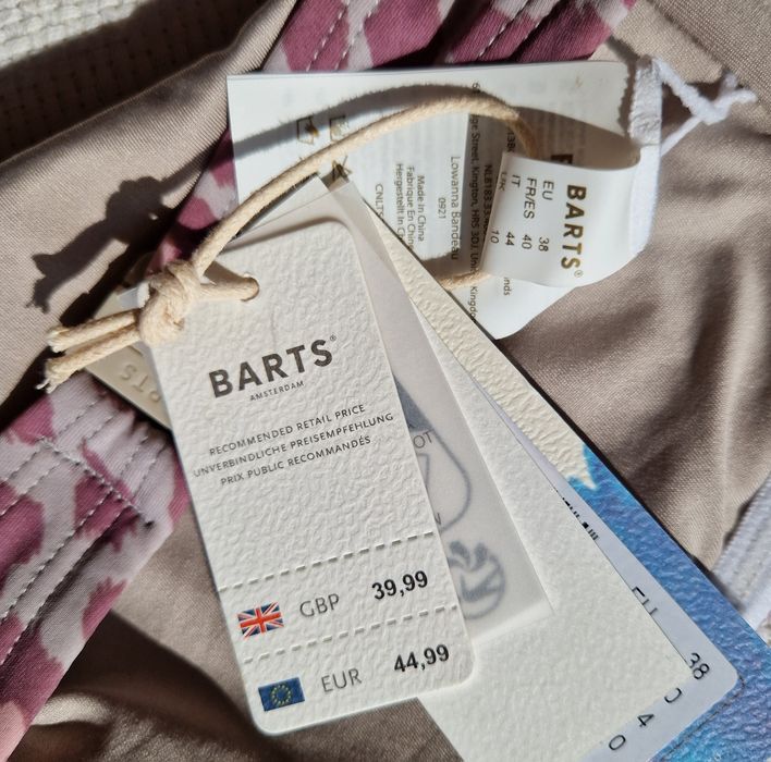 Barts gora od bikini m 38  panterka strój kąpielowy