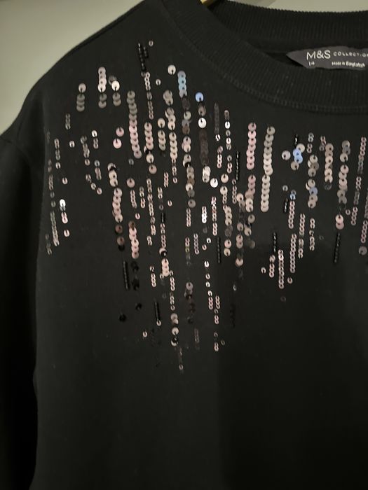 Толстовка жіноча в паєтки, розмір l, xl