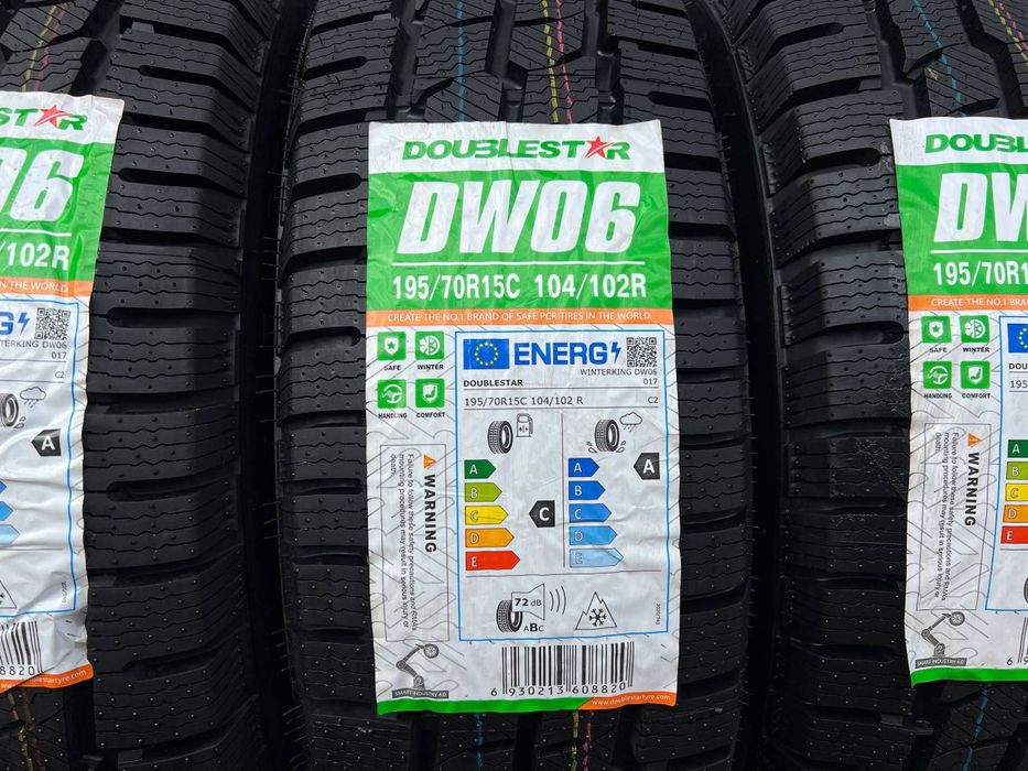 Шини 195/70 R 15C Doublestar Winterking DW06. Зима. Нові колеса склад.