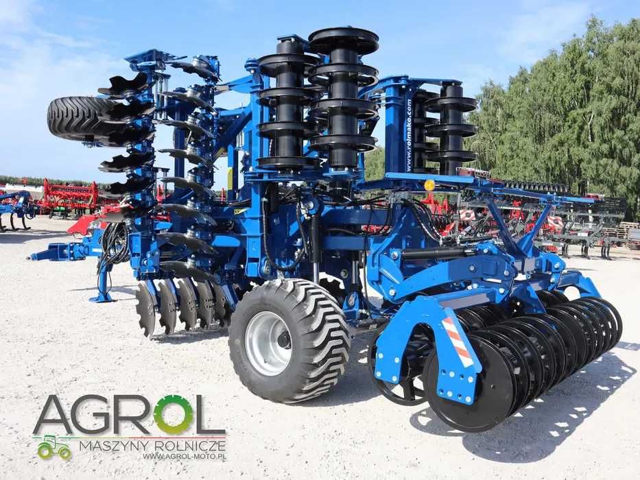 Brona talerzowa ciężka Rolmako U652 4.5m/5/6m tandem uring talerz Ofas