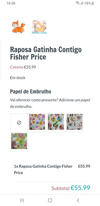 Raposa Gatinha Contigo Fisher Price