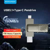 Флешка 256 Gb USB-A/Type-C OTG Movespeed