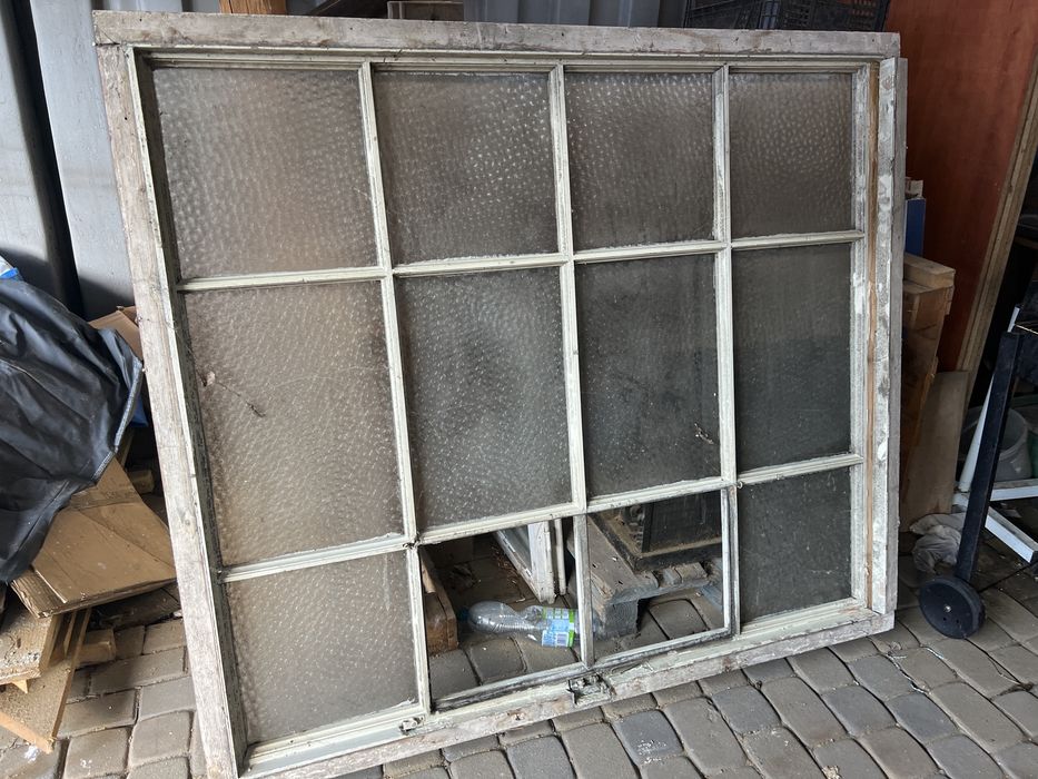 Drewniane okno okres miedzy wojenny