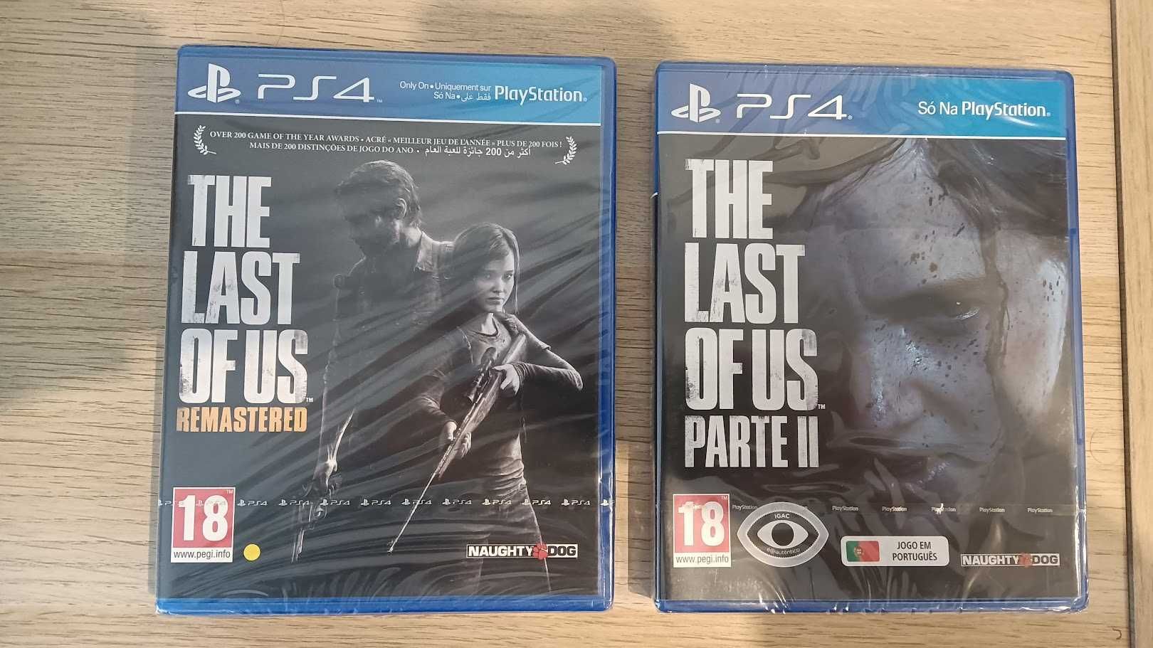 Last Of Us Parte 1 e 2 PS4 (SELADOS)