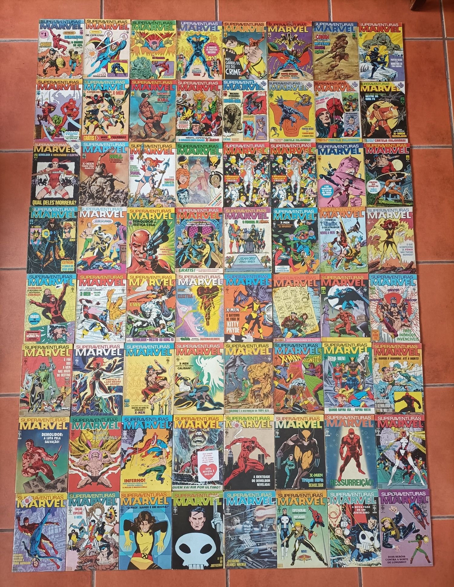 63 Livros Super aventuras Marvel