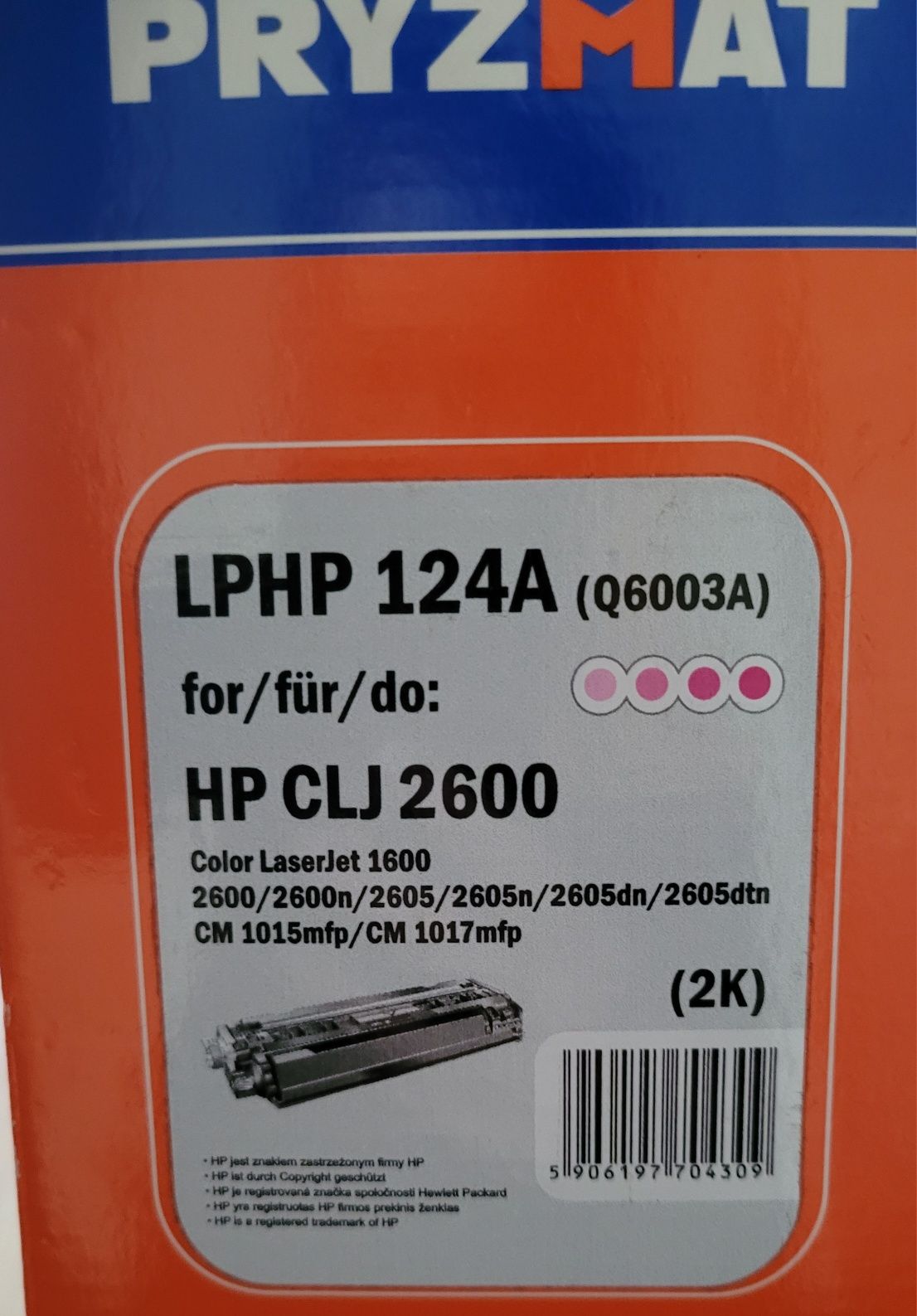Toner Pryzmat do drukarki HP Color LaserJet 2600