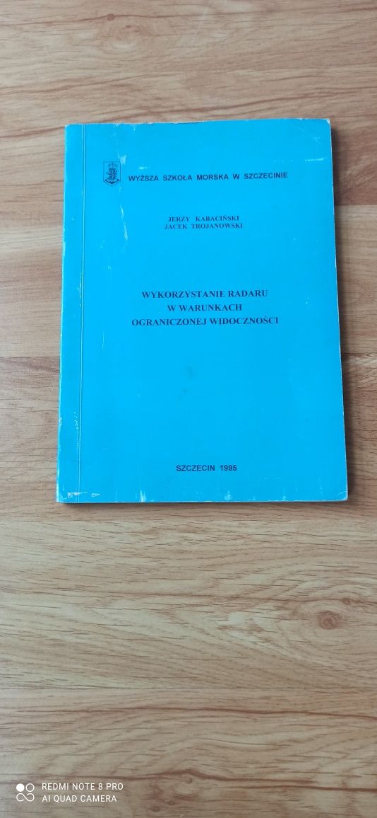 Książka wykorzystanie radaru w warunkach ograniczonej widoczności.