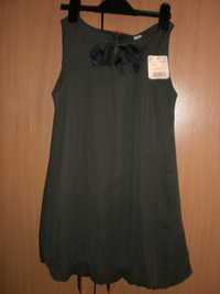 платье Zara серое
